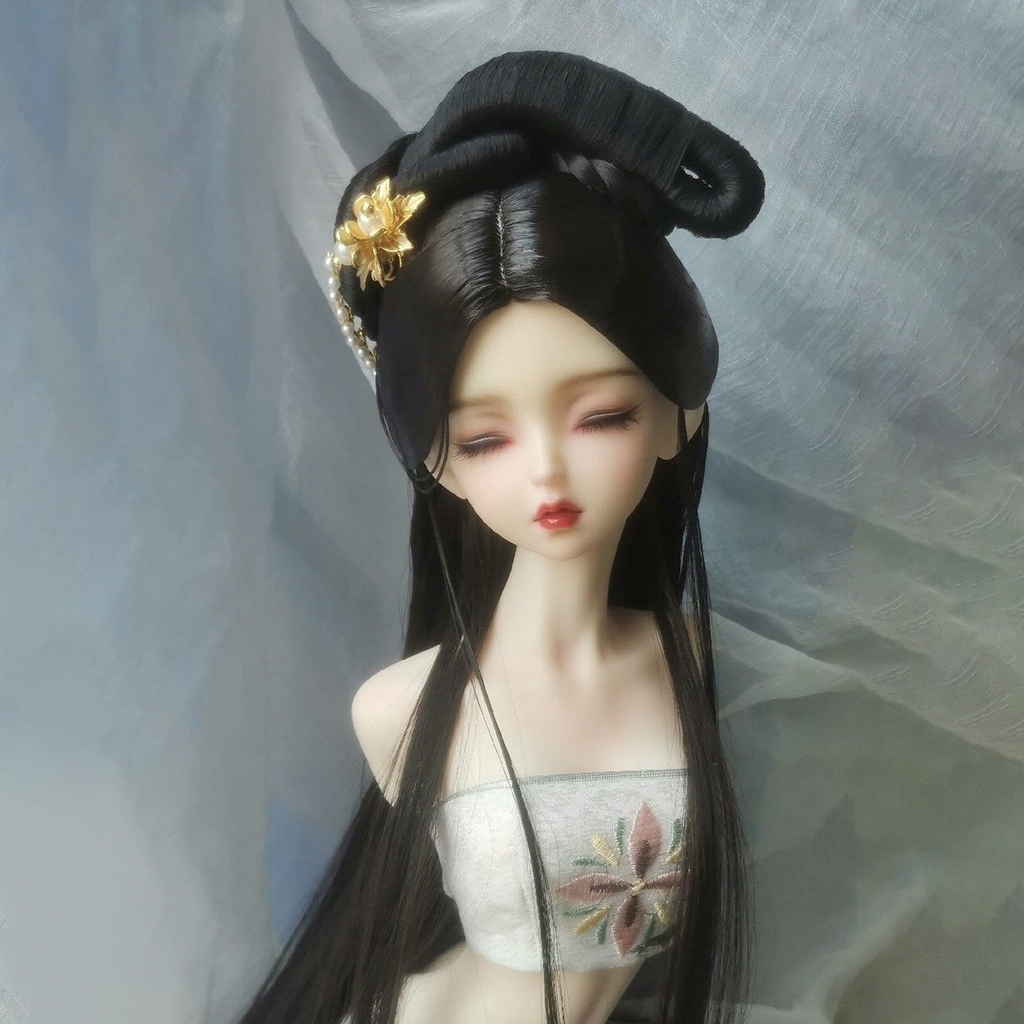 Vintage Collectible Accessories - 1/4 1/3 BJD Bebek Perukları Çin
