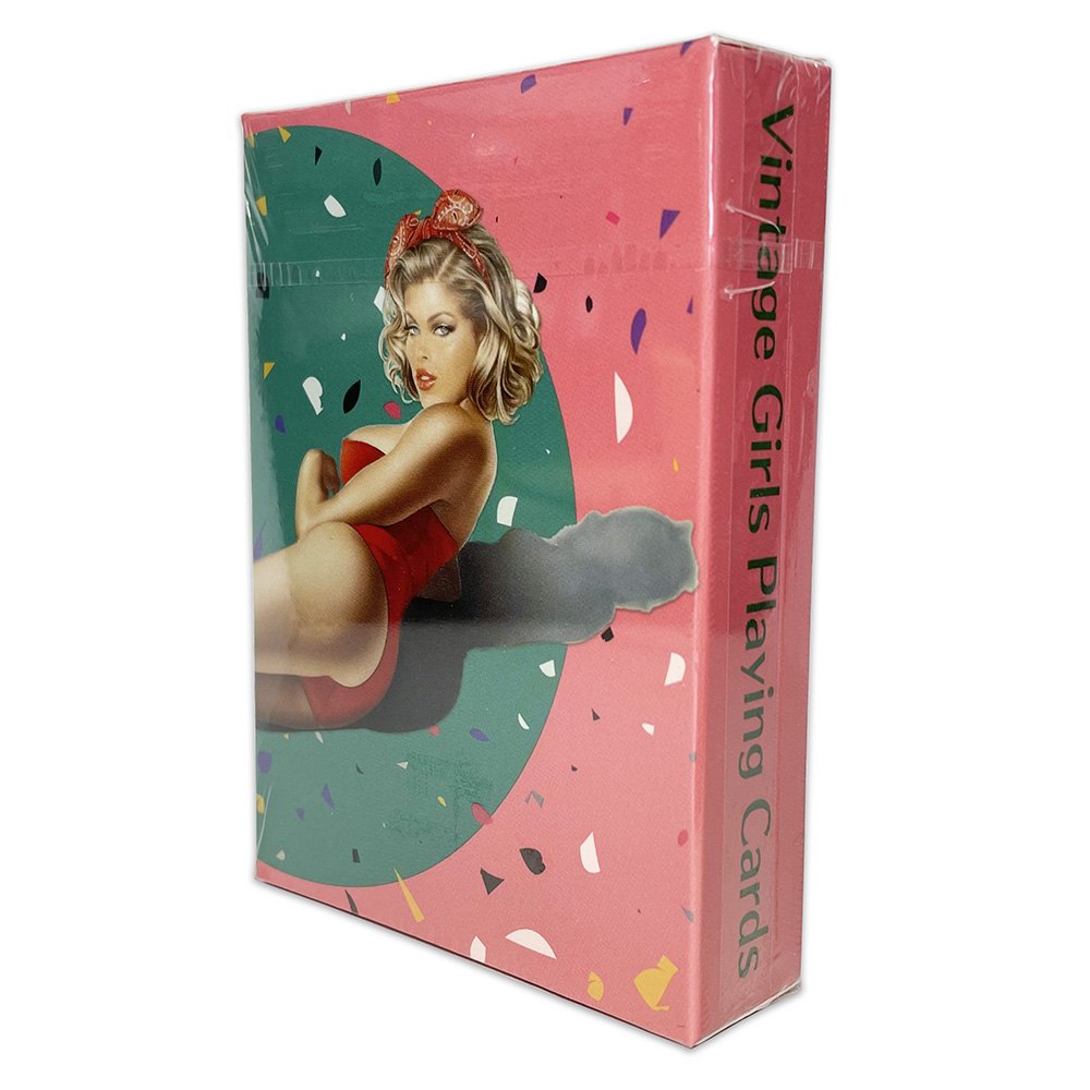 Vintage Collectible Cards - Amerikan Retro seksi güzel kadın bikinisi