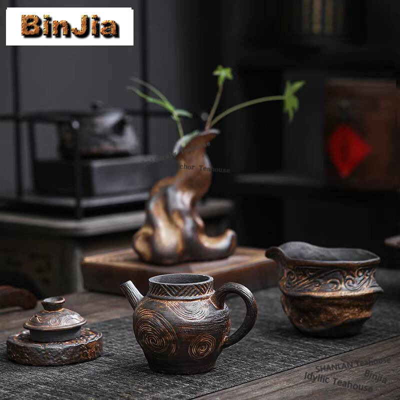 Japon eski kaya çamur demlik e - Vintage Collectible Accessories incelemesi ve fiyatı