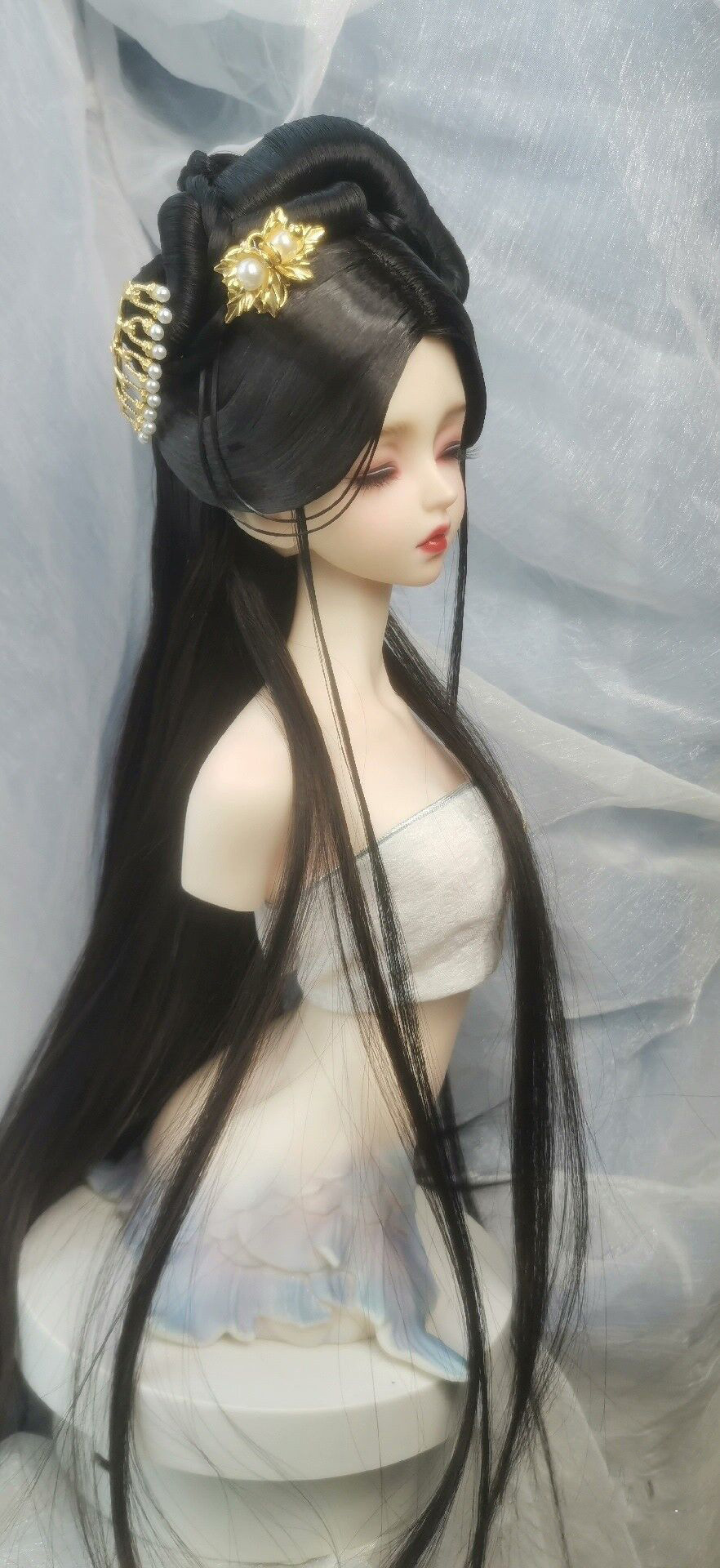 1/4 1/3 BJD Bebek Perukları Çi - Vintage Collectible Accessories incelemesi ve fiyatı