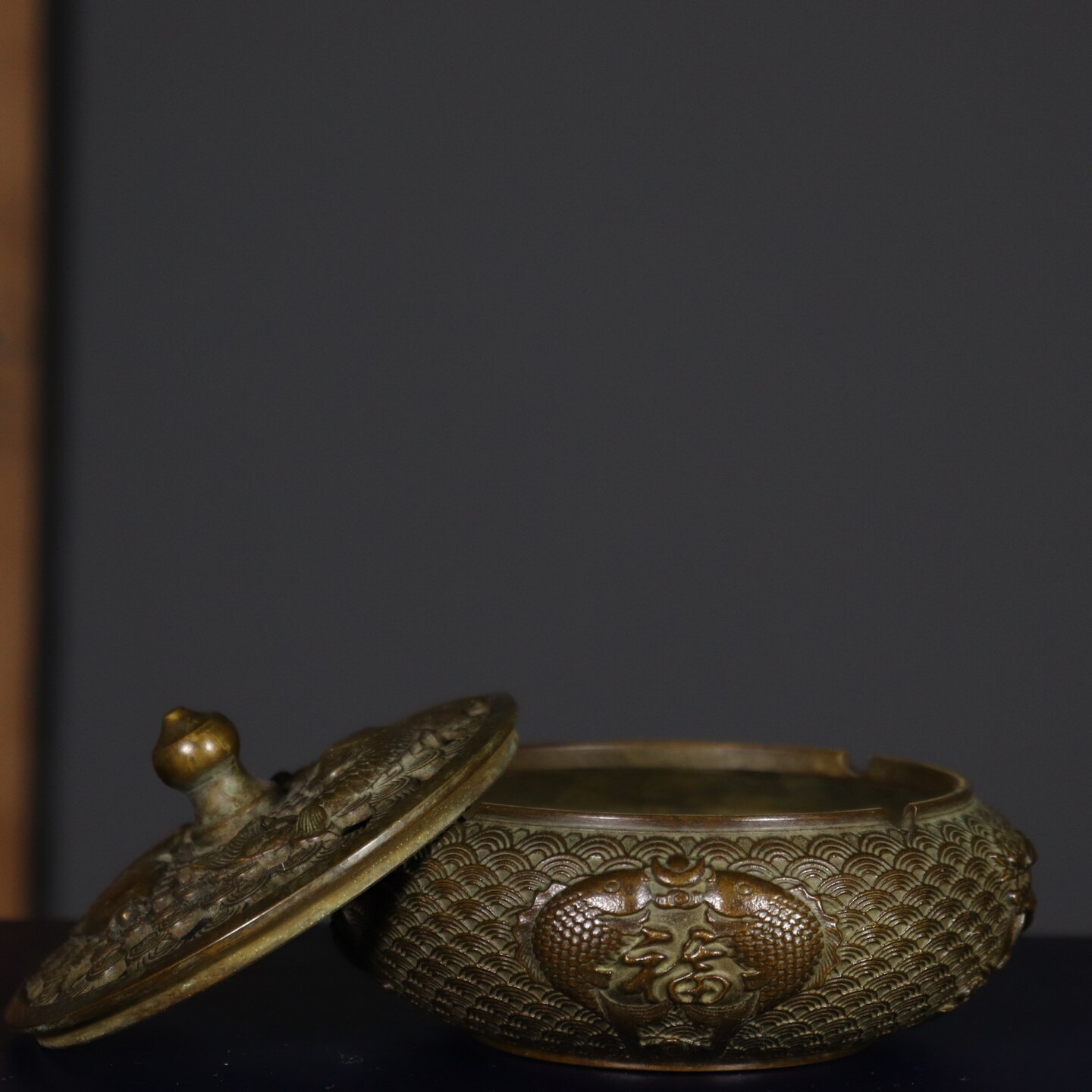 Antika Saf Bakır Çift Balık Kü - Vintage Collectible Ashtrays incelemesi ve fiyatı